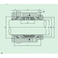 Desequilibrio del sello mecánico Aplique a la trompeta de agua (HUU801)